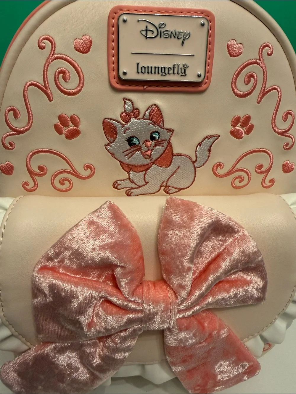 Disney x Loungefly Pink Marie Mini Backpack